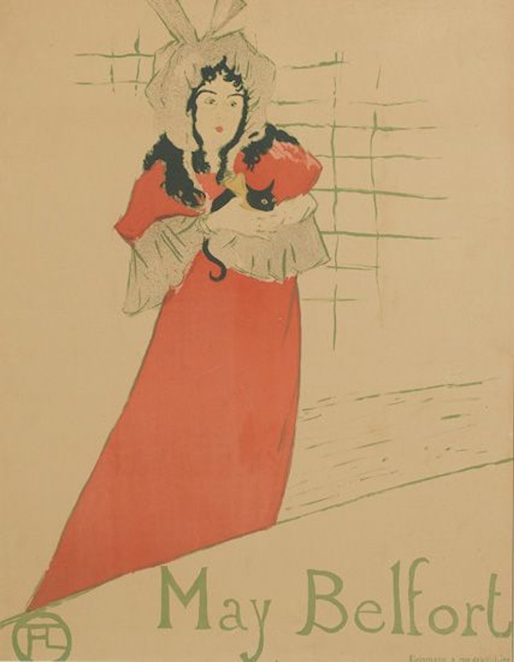 May Belfort by Henri de Toulouse-Lautrec