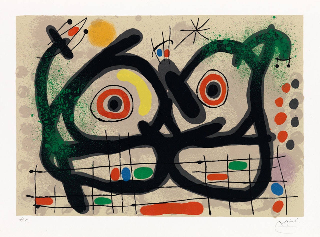 Le Lézard aux Plumes d'Or by Joan Miró