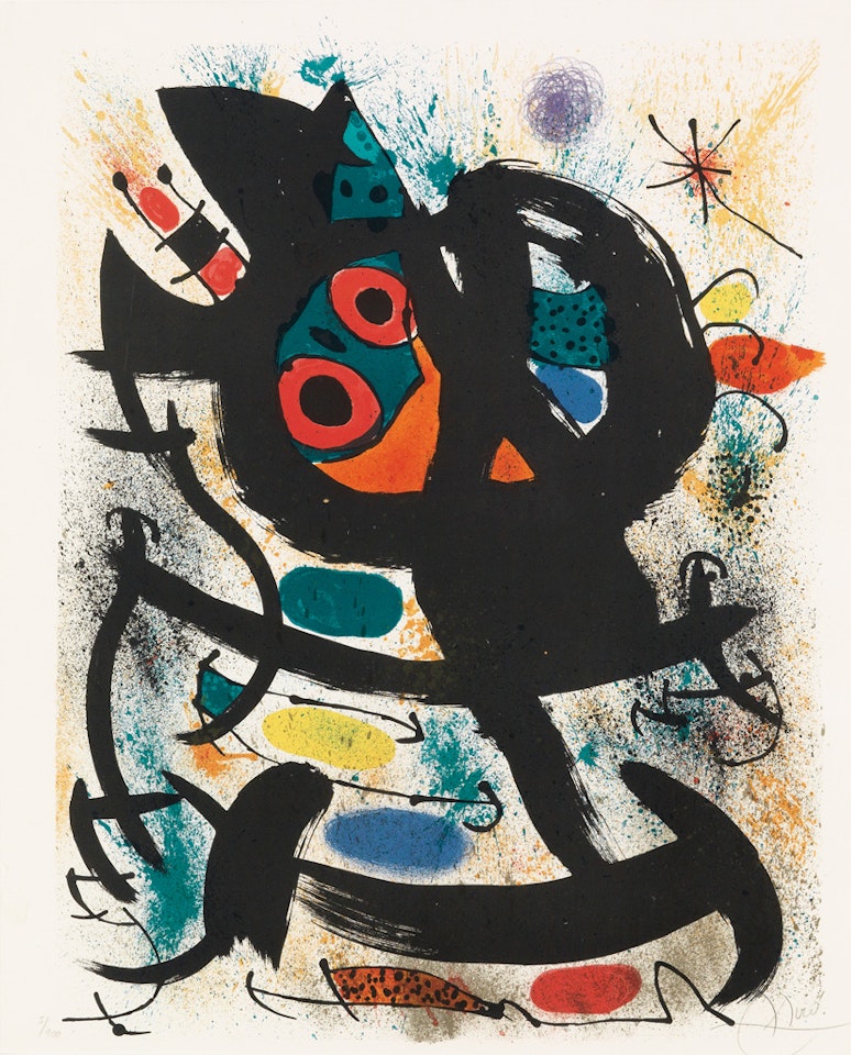 Exhibition at the Pasadena Art Museum by Joan Miró