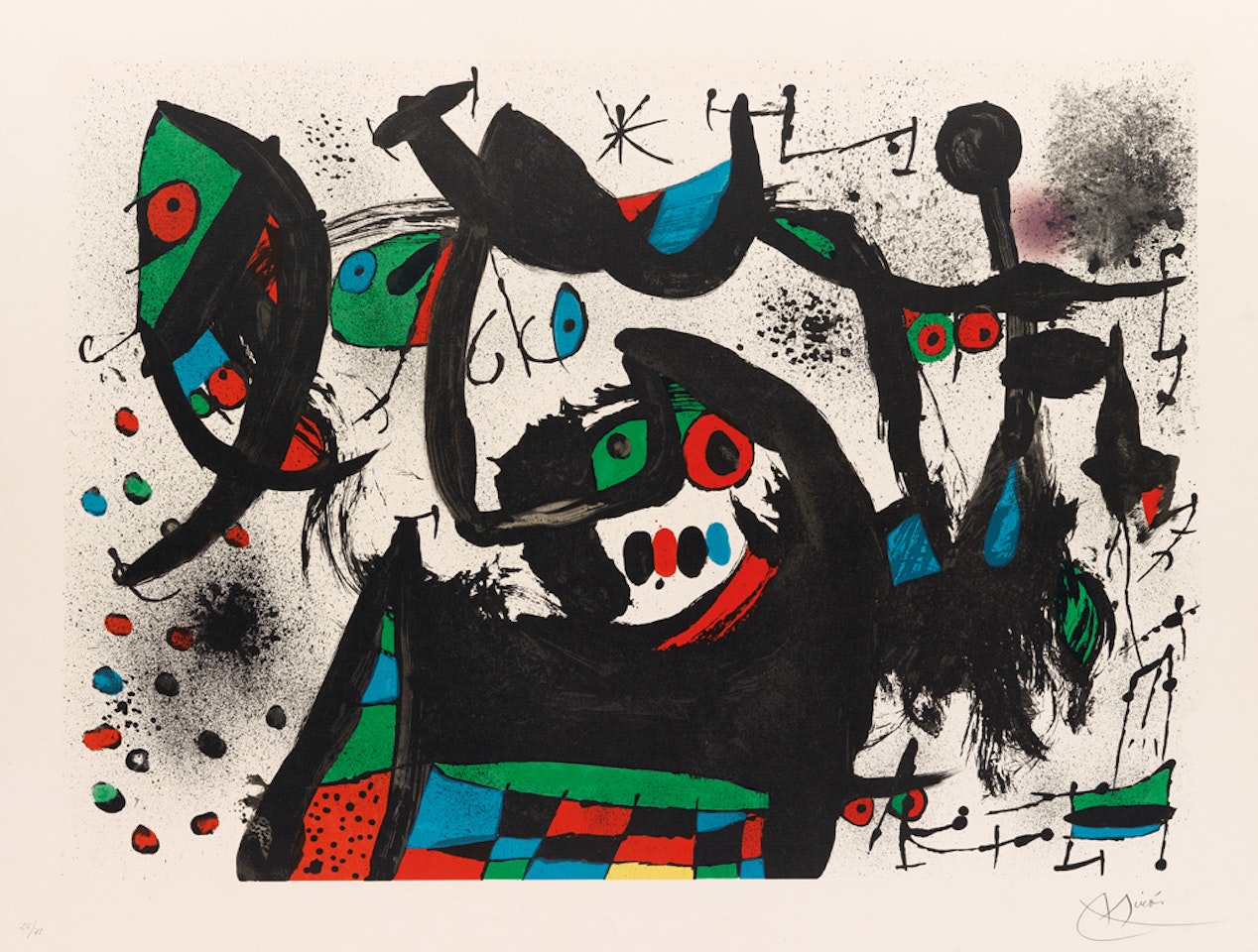 Hommage à Joan Prats by Joan Miró