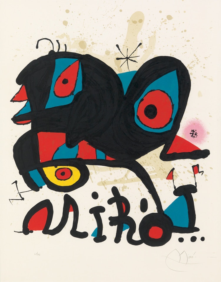 Poster for the Exhibition 'Miró' Louisiana, Humlebaek by Joan Miró
