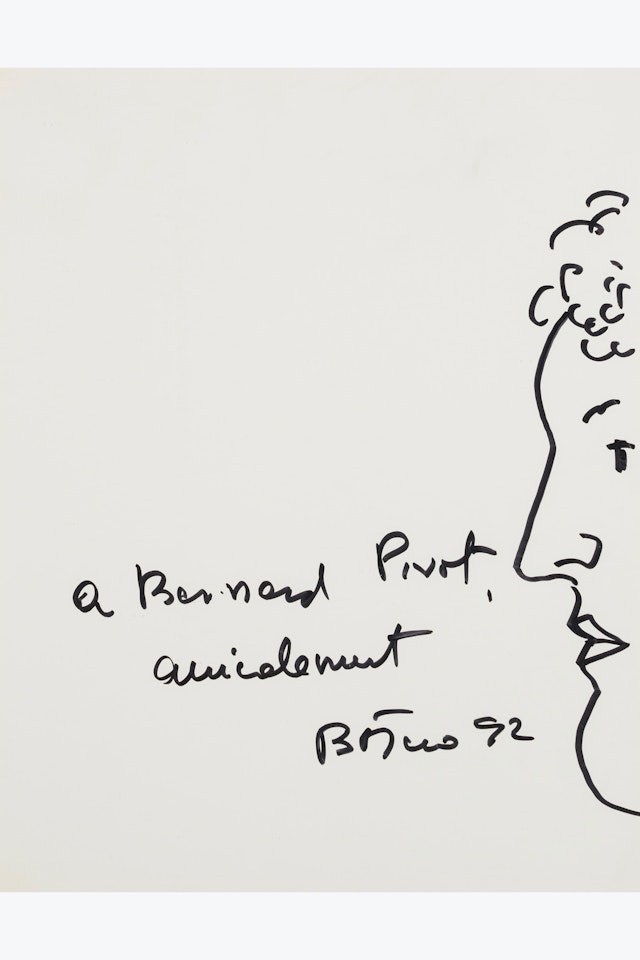 Untitled (Portrait de Bernard Pivot) by Fernando Botero