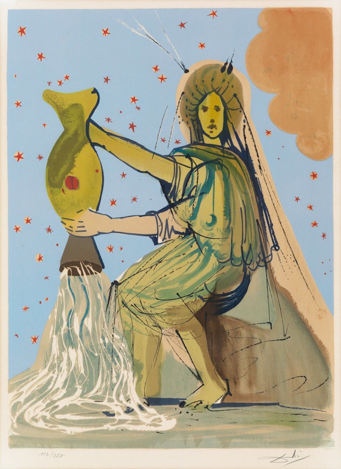 Aquarius by Salvador Dali