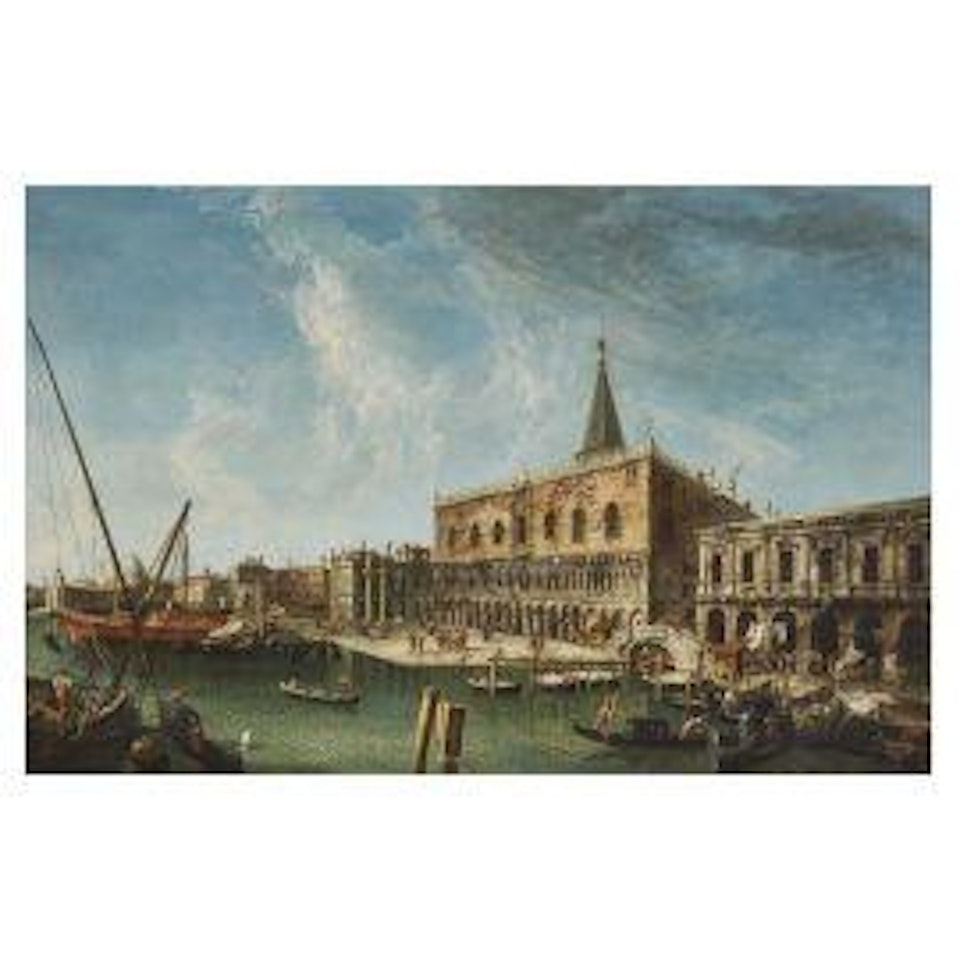 PALAZZO DUCALE FROM THE BASIN OF S. MARCO by Michele Marieschi