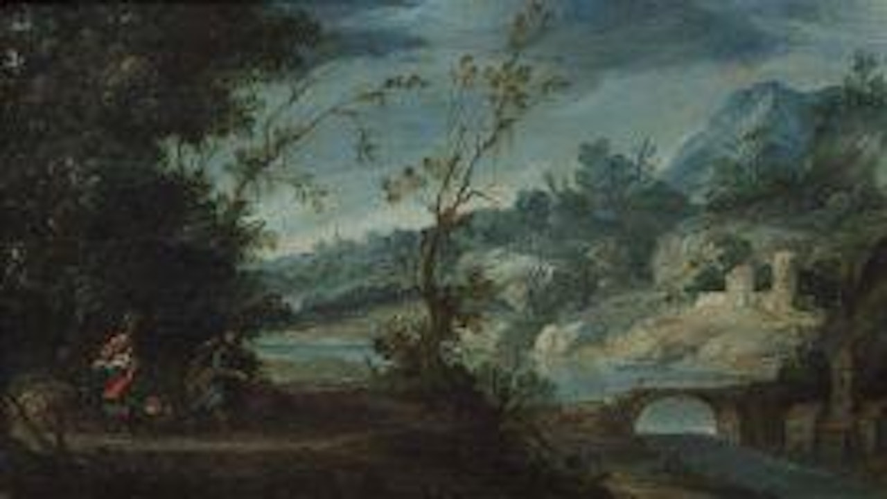 FLIGHT INTO EGYPT by Flemish School
