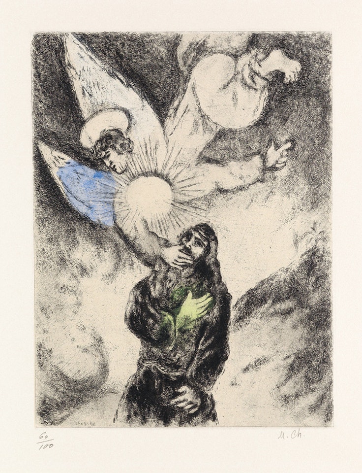 Vocation de Jérémie by Marc Chagall