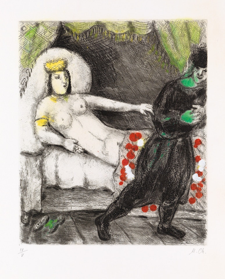 La Femme de Potiphar by Marc Chagall