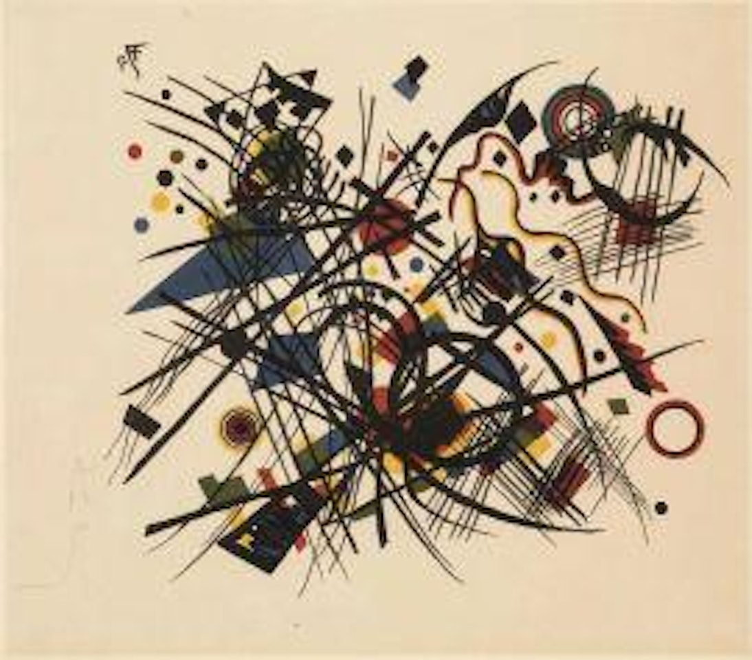 LITHOGRAPHIE FOR THE VIERTE BAUHAUSMAPPE by Wassily Kandinsky
