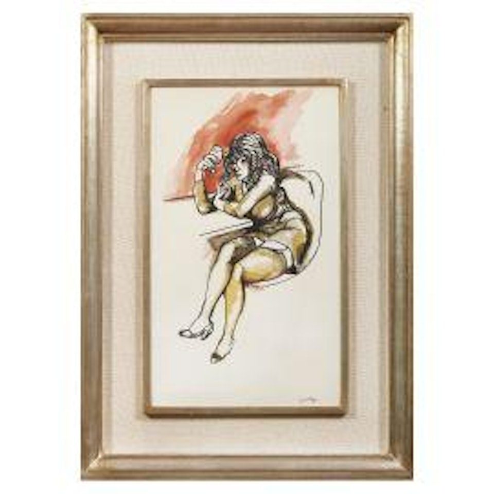 Woman at the bar by Renato Guttuso