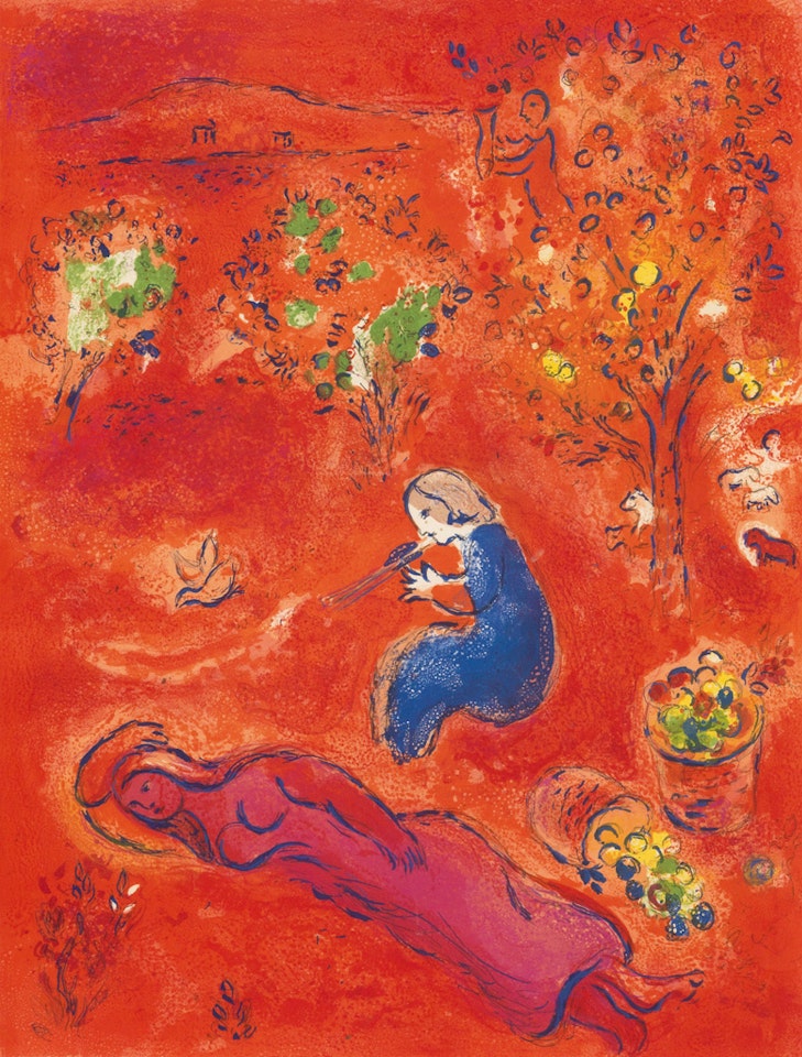 A Midi, l'Été by Marc Chagall