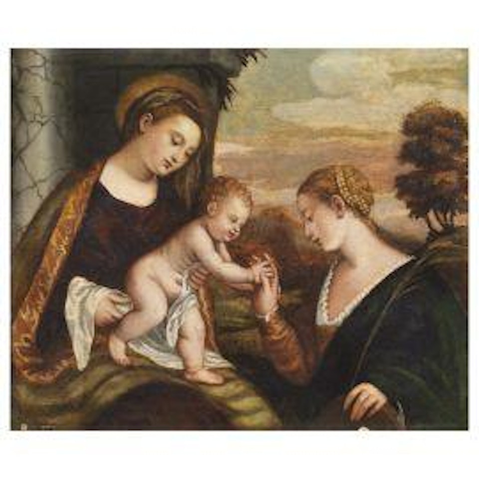 MYSTICAL WEDDING OF SAINT CATHERINE by Venetian School
