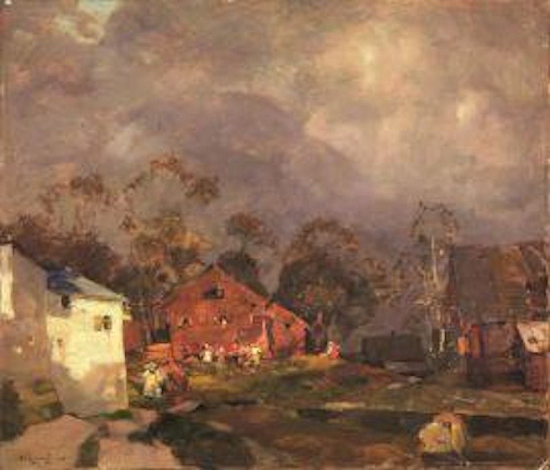 The red house by Alessio Issupoff