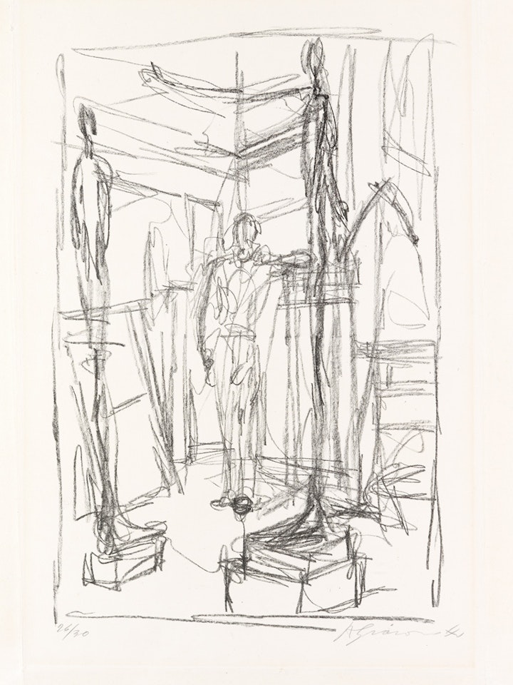 Personnage dans l'Atelier by Alberto Giacometti