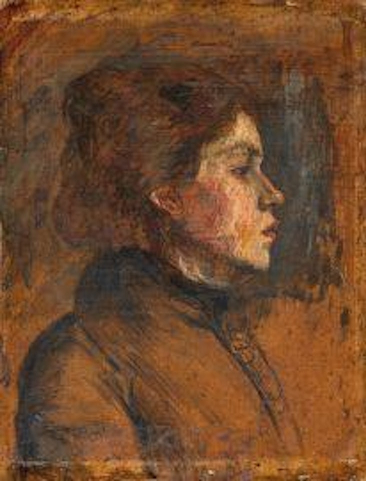 TÊTE DE FEMME by Henri de Toulouse-Lautrec