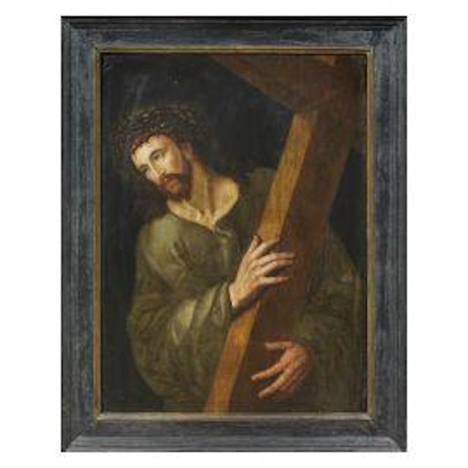 CHRIST CARRYING THE CROSS by Spanish School