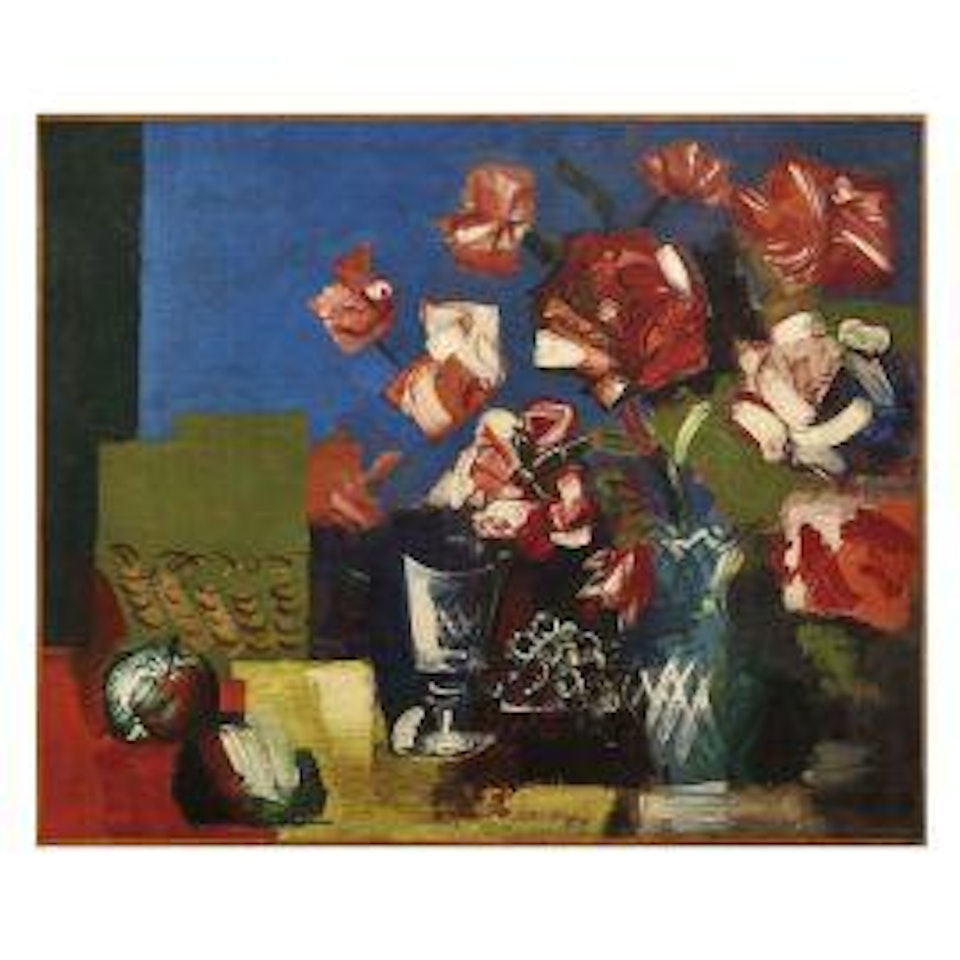 Composition, Fleurs et Fenetre by Jean Dufy