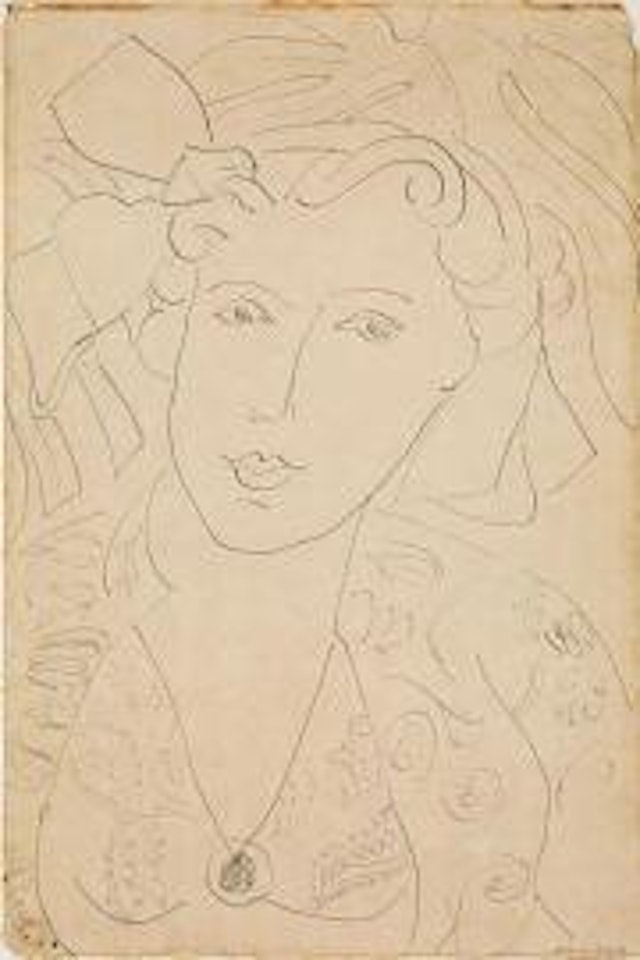 WOMAN WITH MEDAILLON by Henri Matisse