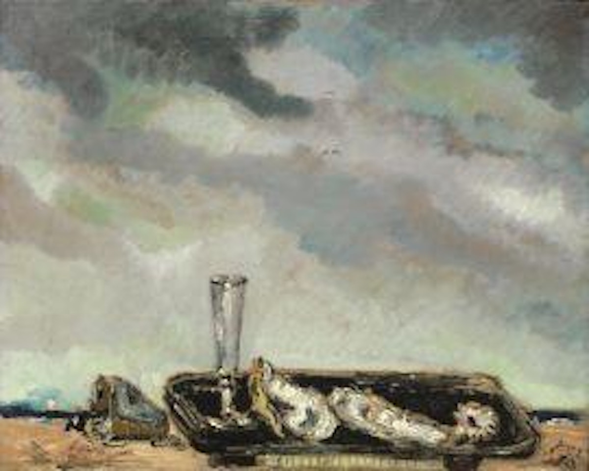 Shells on the navy by Filippo de Pisis