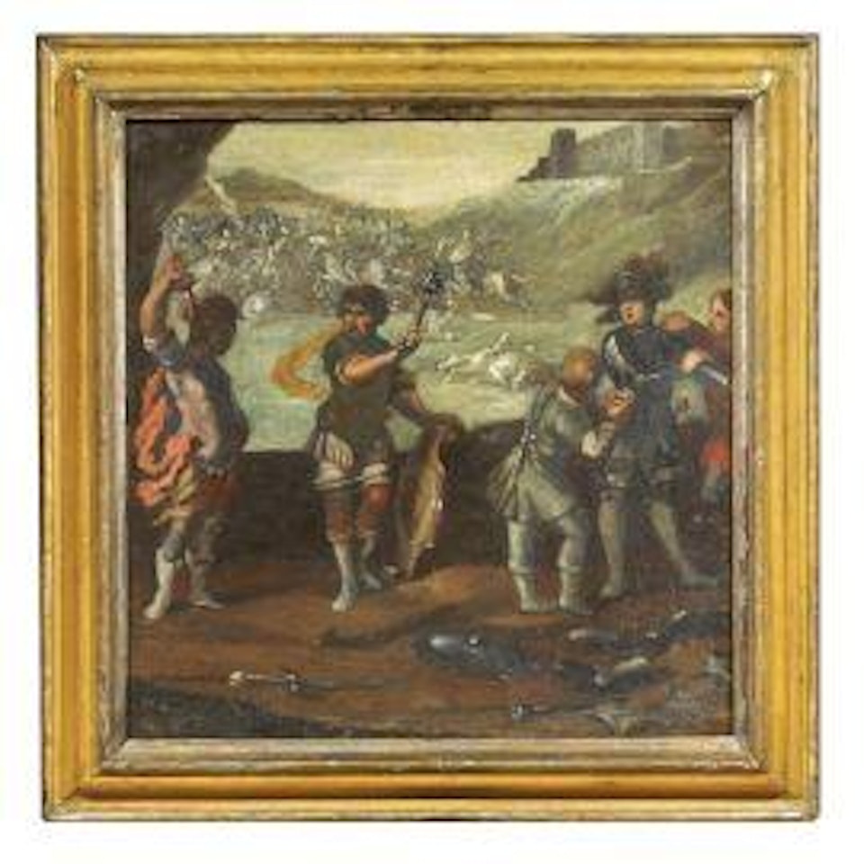 DRESSING OF DIOMEDES AND ULYSSES BEFORE THE BATTLE by Roman School