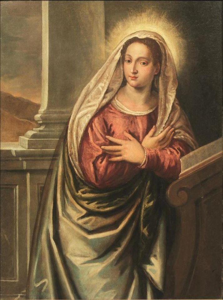 VIRGIN ANNOUNCED by Venetian School