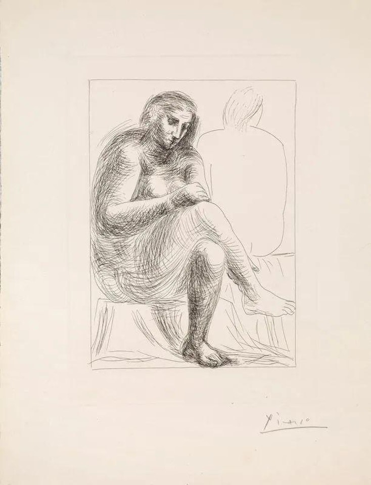 AU BAIN by Pablo Picasso