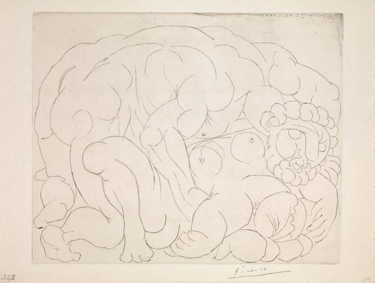 THE VIOLS II by Pablo Picasso