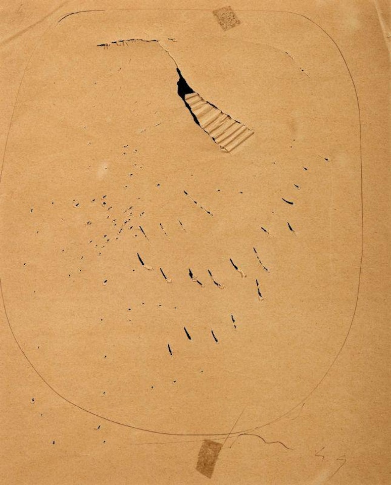 Space concept by Lucio Fontana