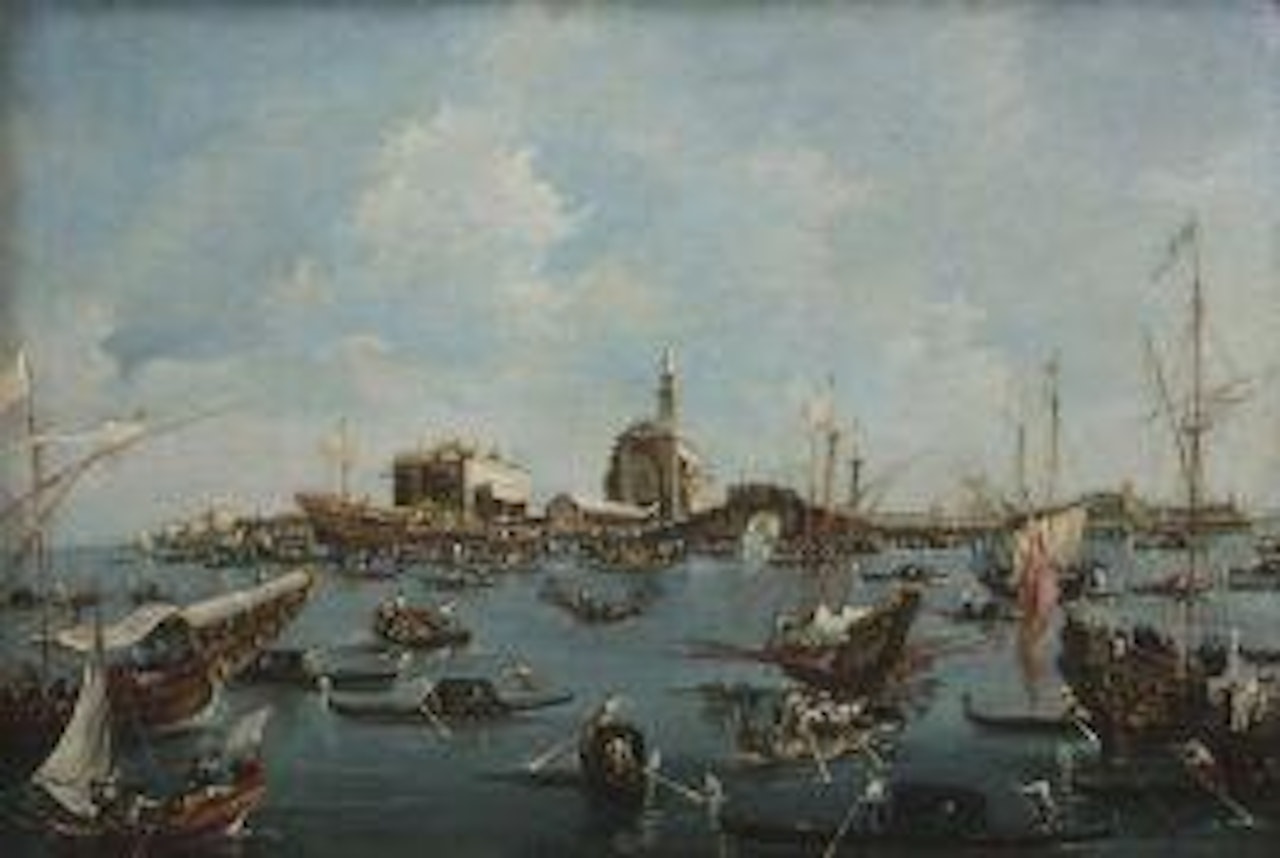 THE BUCINTORO IN SAN NICOLO" DI LIDO by Venetian School