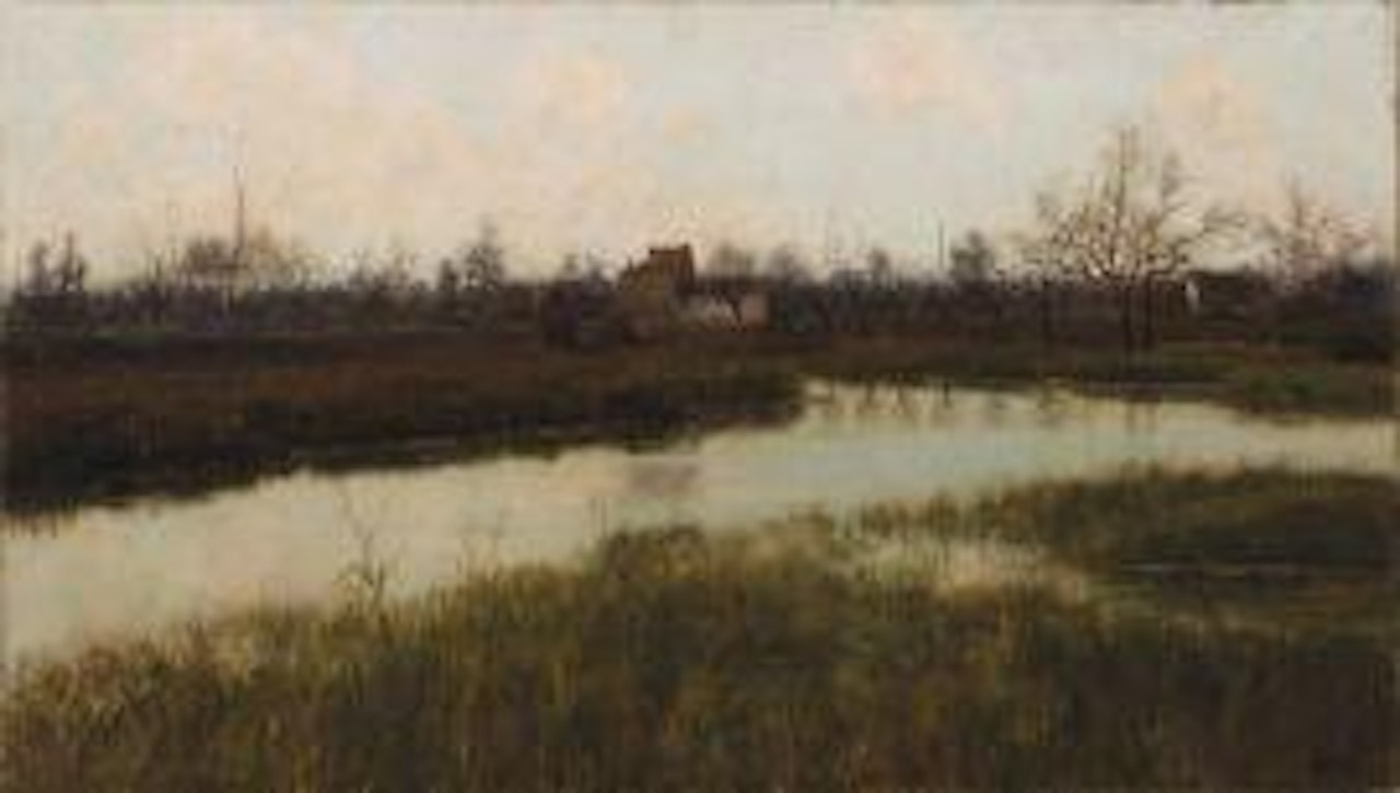 THE SILE IN TREVISO by Guglielmo Ciardi