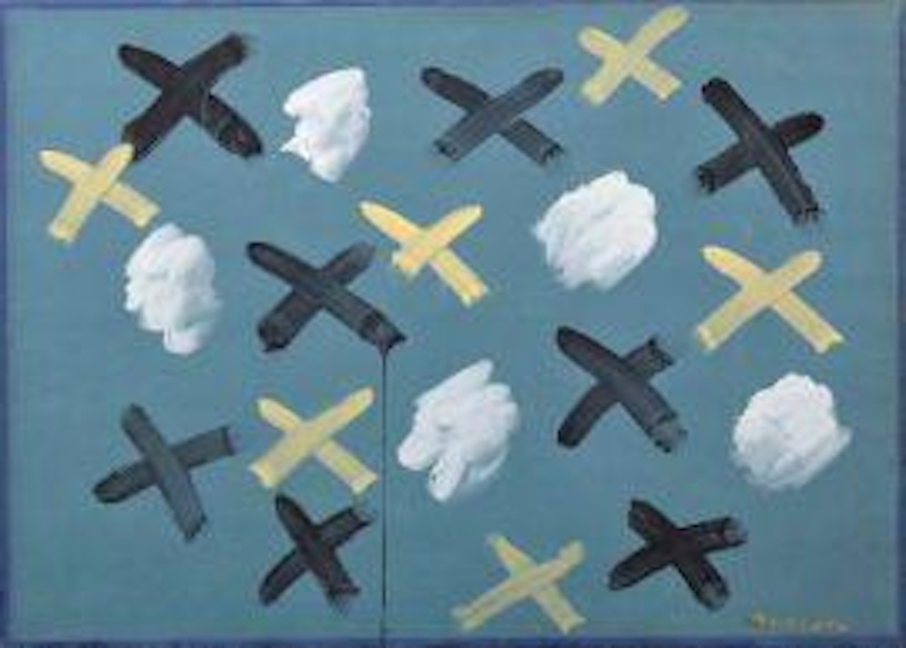 Composition with crosses by Giulio Turcato