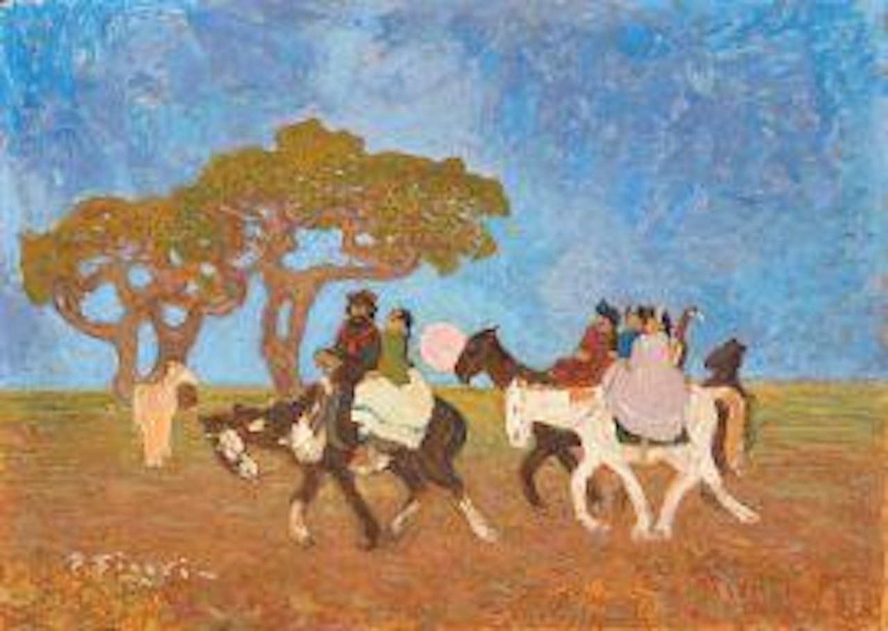 AT THE FIESTA by Pedro Figari