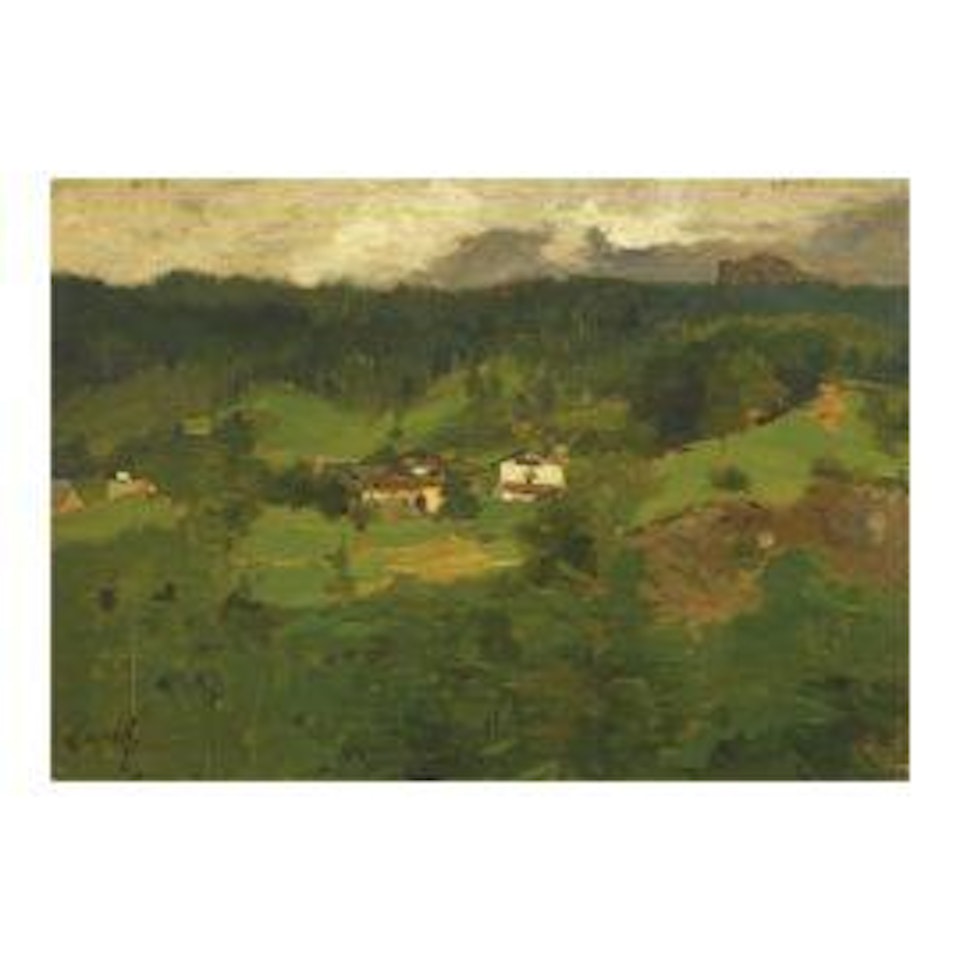 MOUNTAIN LANDSCAPE by Guglielmo Ciardi