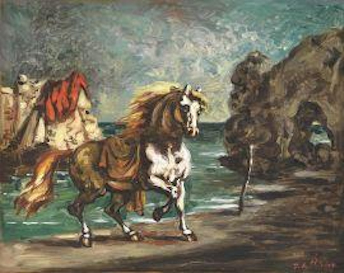 Horse by the Sea by Giorgio de Chirico