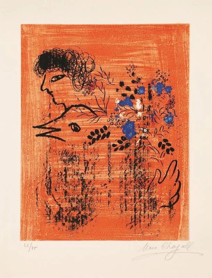 BOUQUET LOISEAU by Marc Chagall