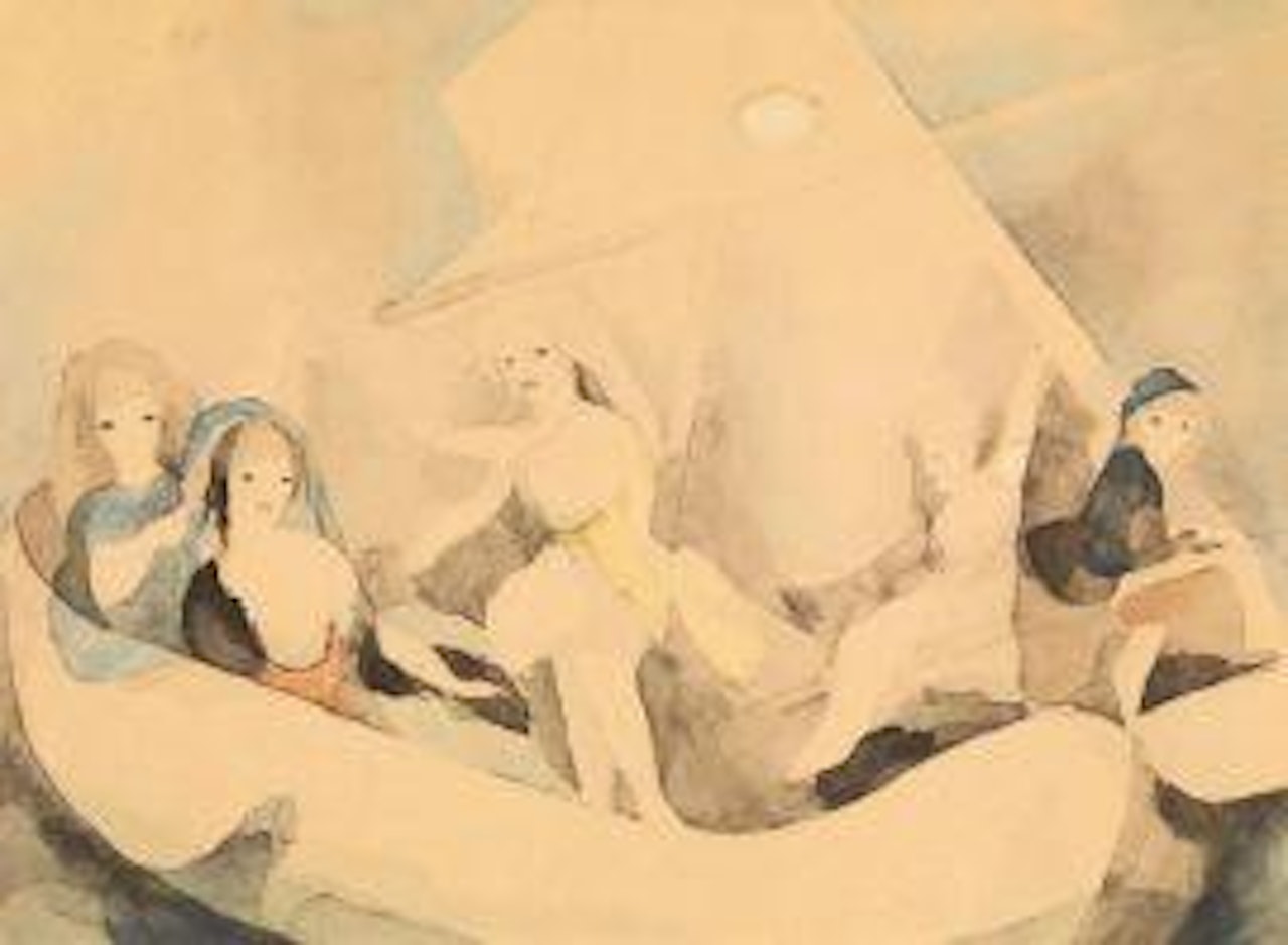 Young women on the boat by Marie Laurencin