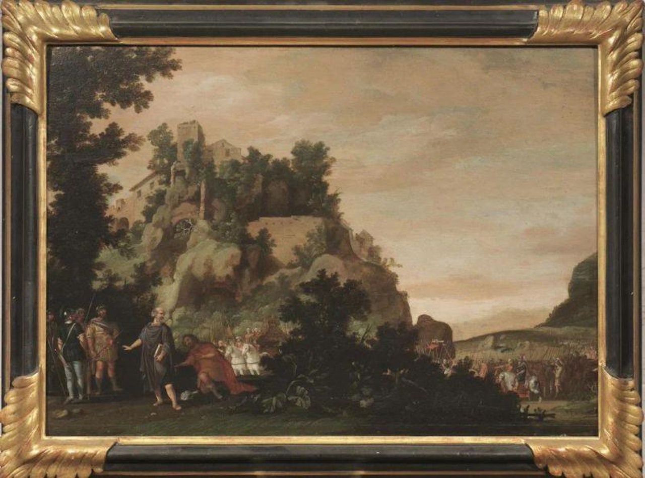 LANDSCAPE WITH AN ANCIENT HISTORY EPISODE by Flemish School