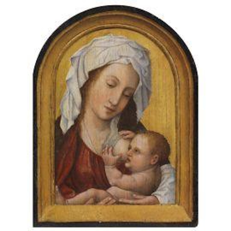 MADONNA WITH CHILD by Flemish School