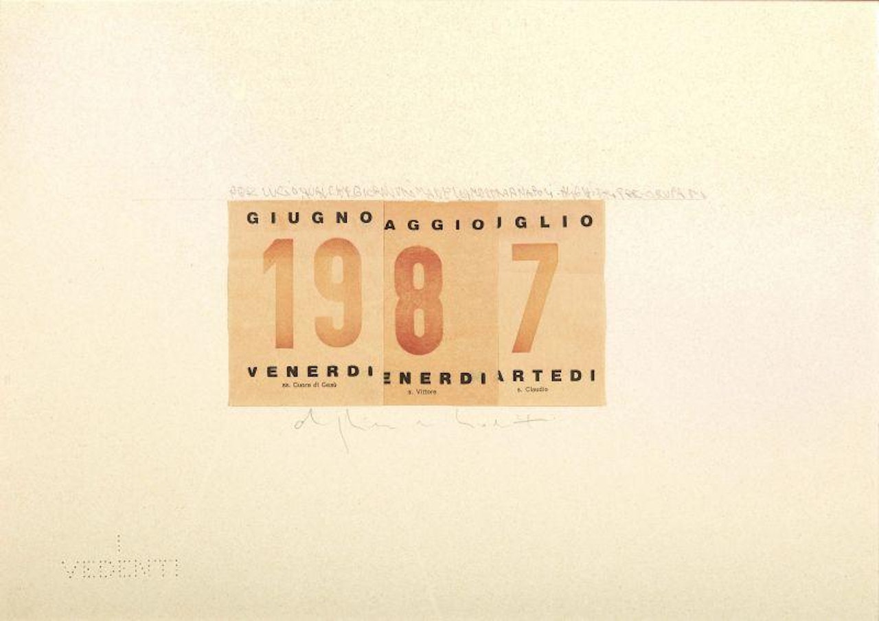Calendar by Alighiero Boetti
