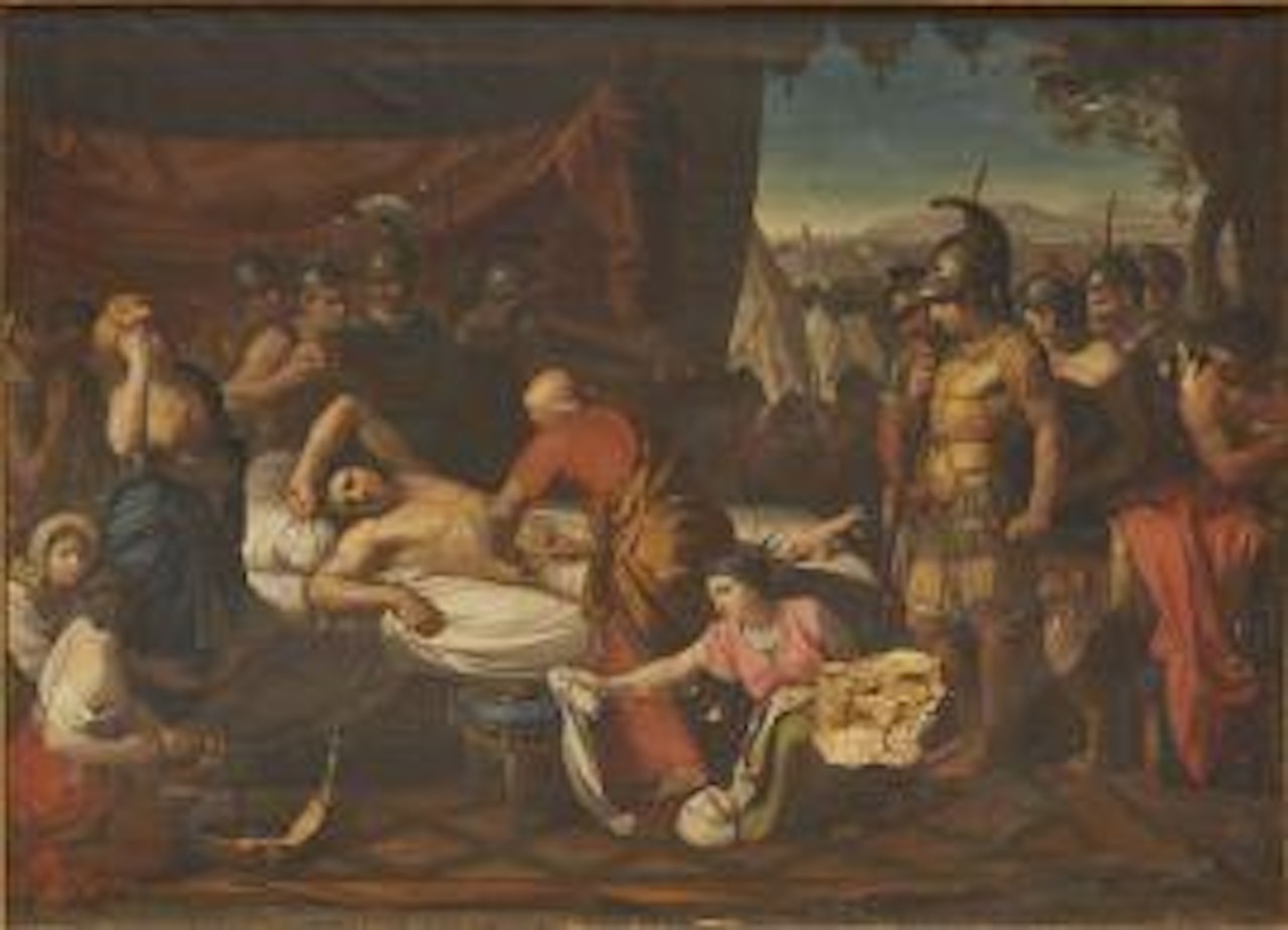 ALEXANDER THE GREAT HAVING SURGERY by Italian School