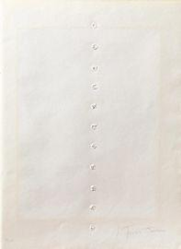 Concetto spaziale by Lucio Fontana