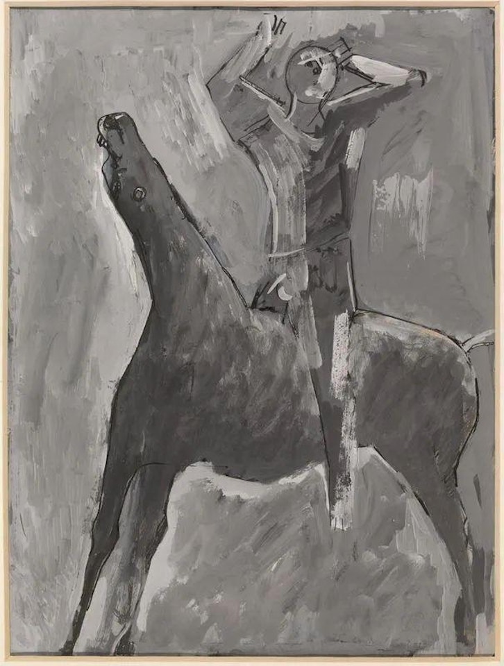 HORSE AND JUGGLER by Marino Marini