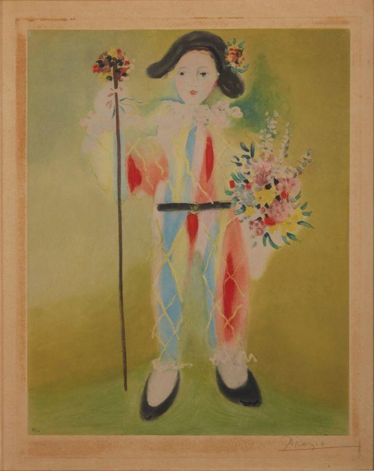 Harlequin by Pablo Picasso