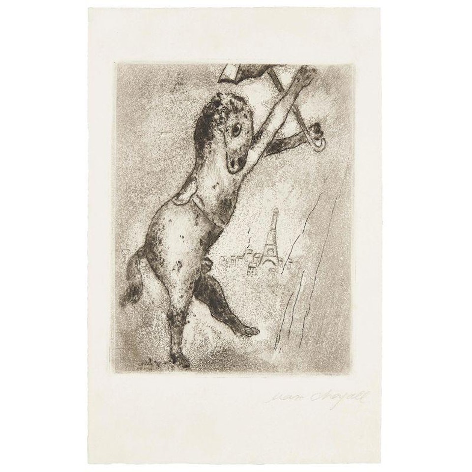Le Cheval au Parapluie by Marc Chagall