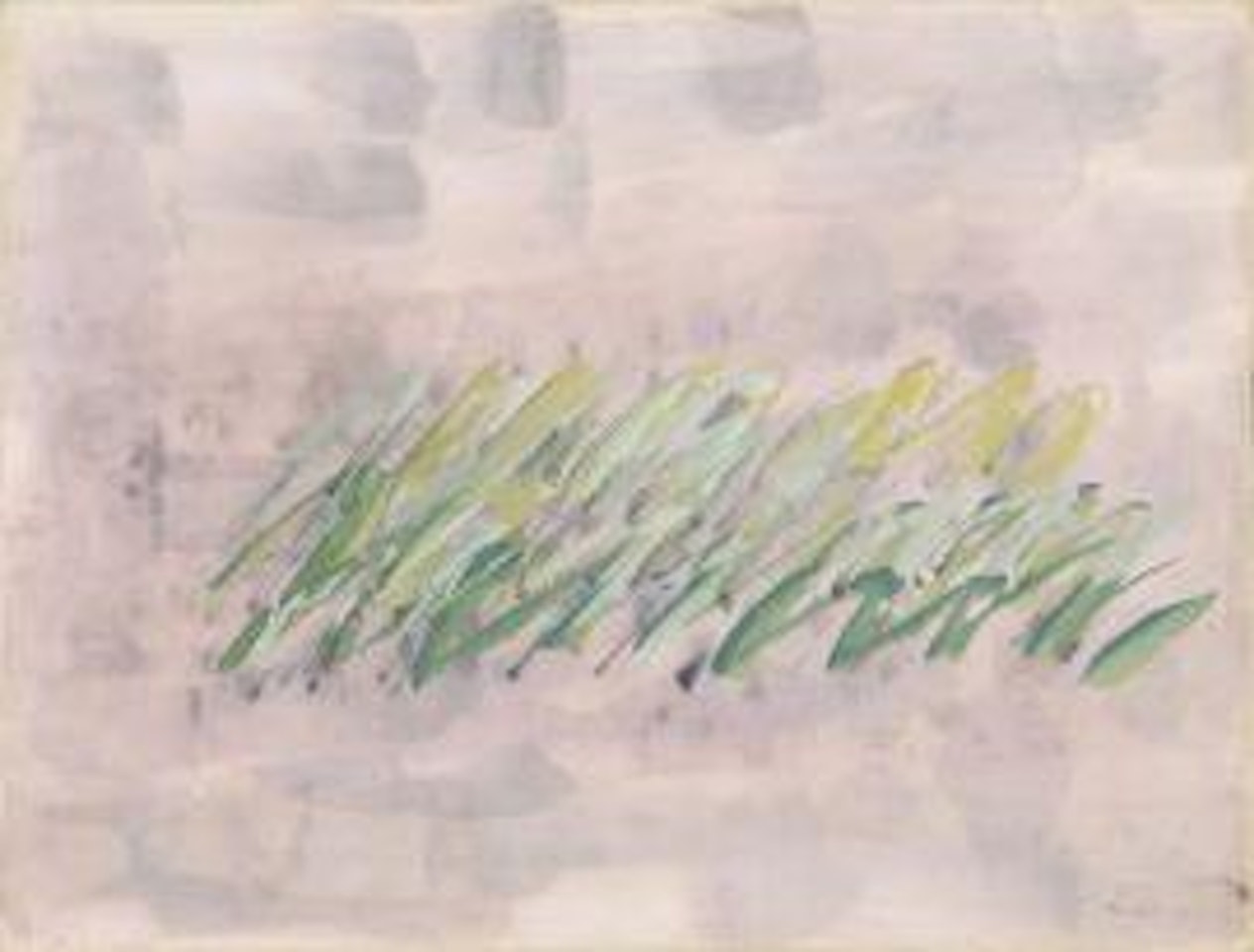 Composition. From the Buvards series by Jean Fautrier
