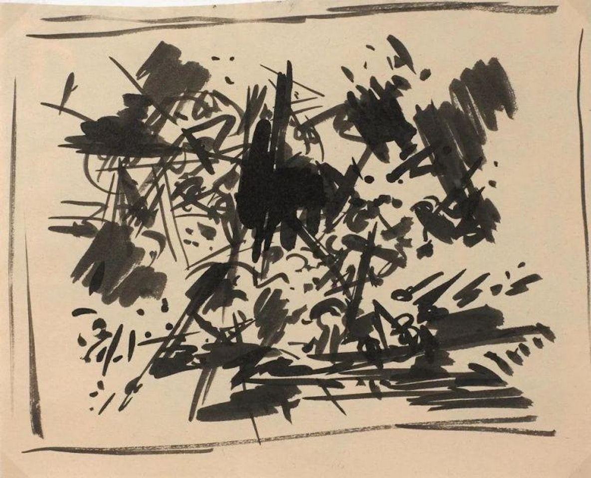 WITHOUT TITLE by Emilio Vedova