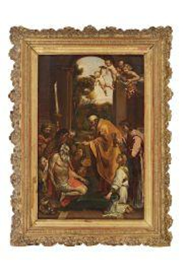 THE LAST COMMUNION OF SAINT GEROLAMO by Italian School