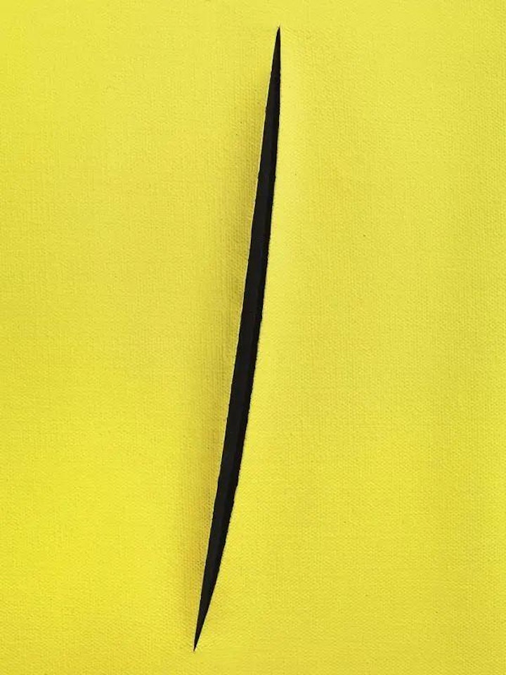 SPACE CONCEPT. WAIT by Lucio Fontana