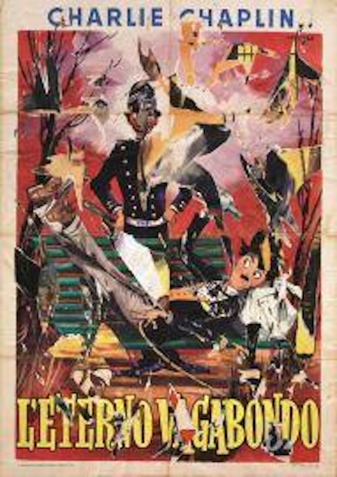 THE ETERNAL TRAMP by Mimmo Rotella