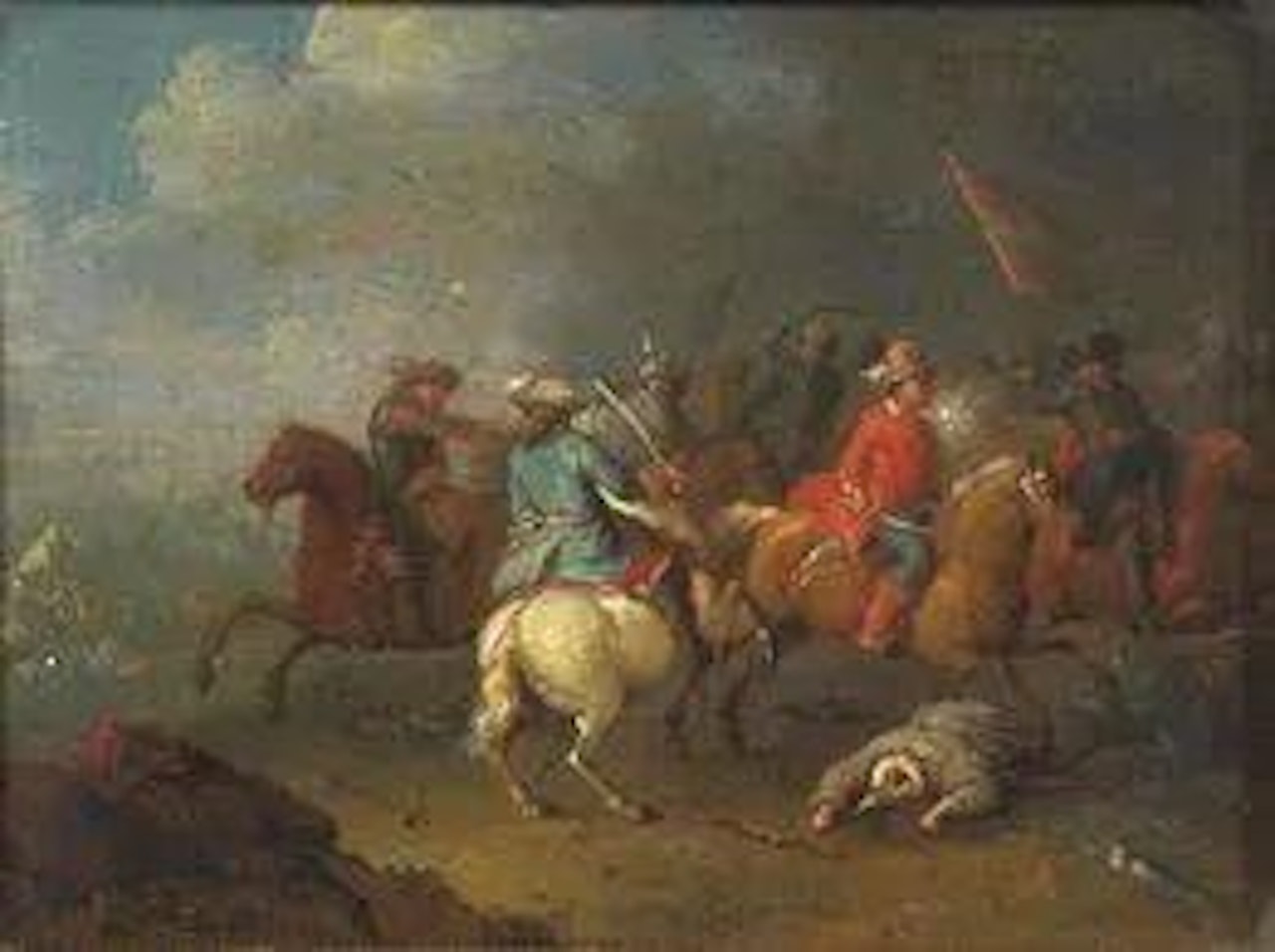BATTLE SCENE by Dutch School