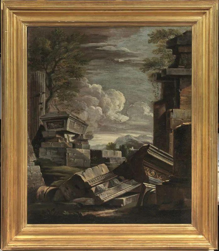 CAPRICCIO WITH RUINS by Giovanni Ghisolfi